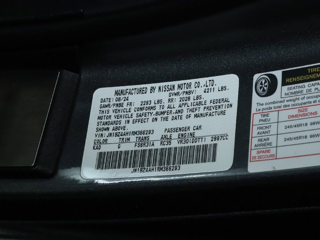 Used 2024 Nissan Z Sport w/ Floor Mat Package image 17