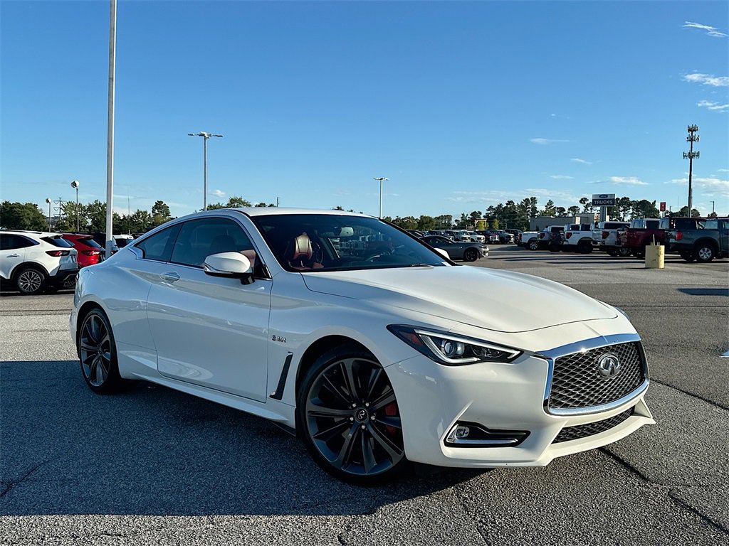 Used 2018 INFINITI Q60 Red Sport 400 w/ Sensory Package 3.0T Sport