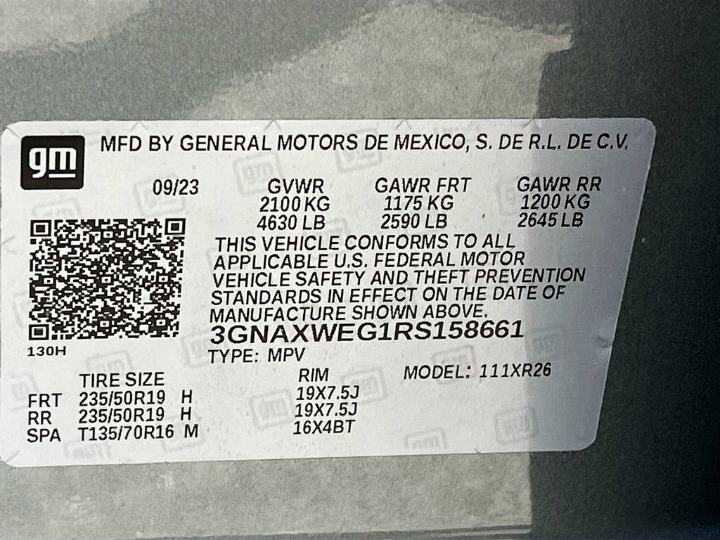 Used 2024 Chevrolet Equinox RS AWD/4WD image 32