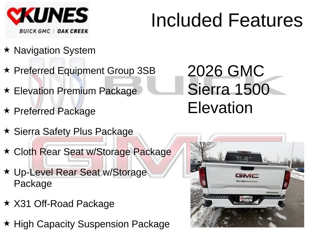 New 2026 GMC Sierra 1500 Elevation w/ Elevation Premium Package image 2