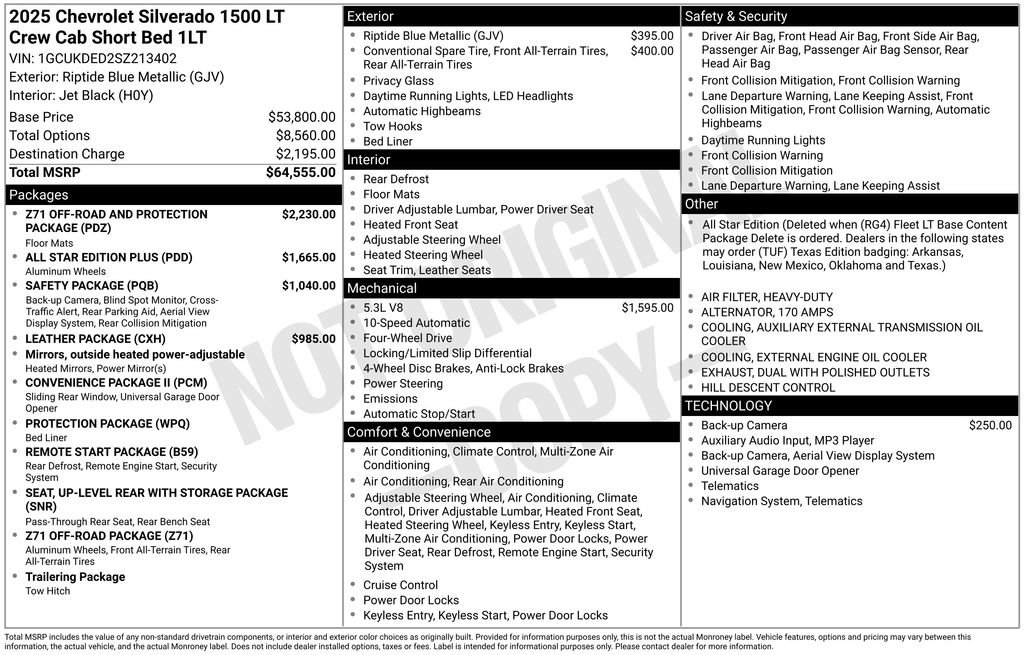 New 2025 Chevrolet Silverado 1500 LT image 3