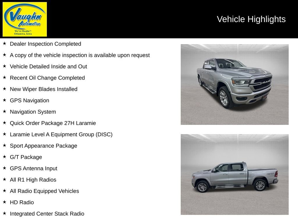 Used 2022 RAM 1500 Laramie w/ G/T Package AWD/4WD video 2