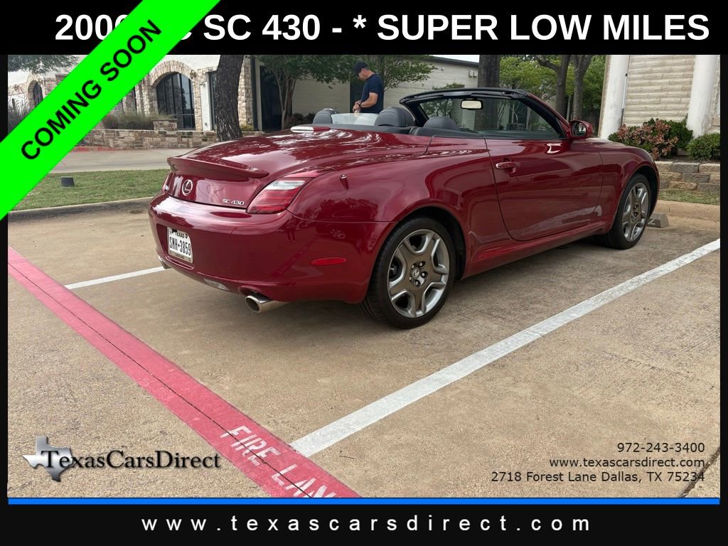 Used 2006 Lexus SC 430 Convertible RWD image 2