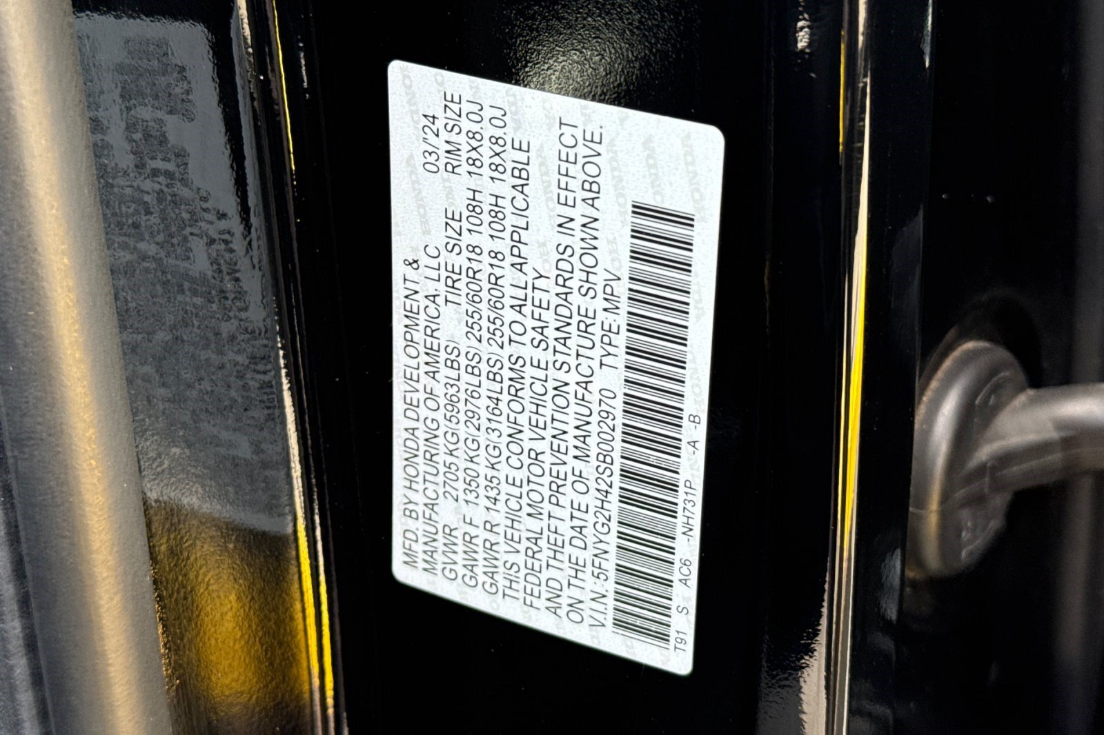 Certified 2025 Honda Pilot EX-L image 28
