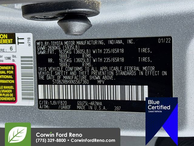 Used 2022 Toyota Highlander LE image 32