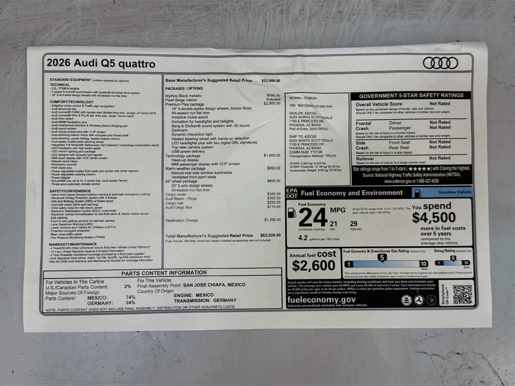 New 2026 Audi Q5 Premium AWD/4WD image 9