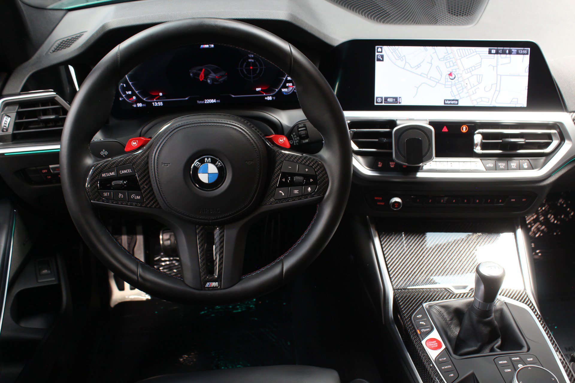 Used 2021 BMW M3 w/ Parking Assistance Package RWD image 65
