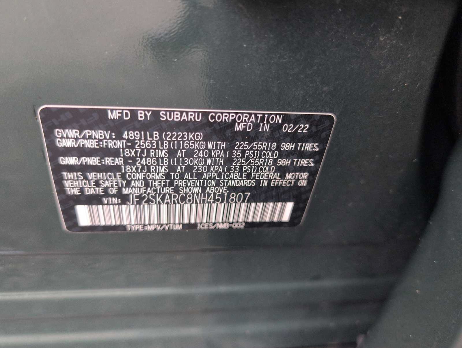 Used 2022 Subaru Forester Touring w/ Popular Package #2 AWD/4WD image 33