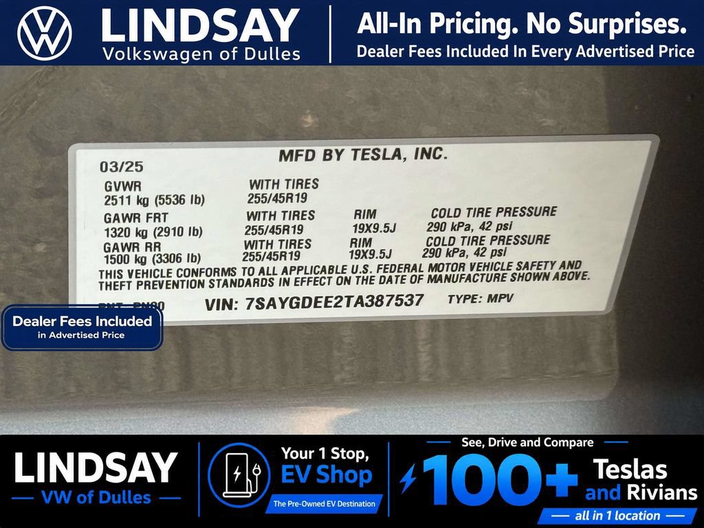 Used 2026 Tesla Model Y AWD image 27