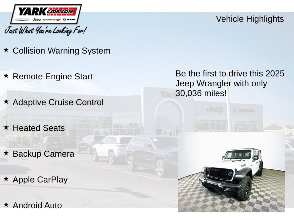 Certified 2025 Jeep Wrangler Willys image 13