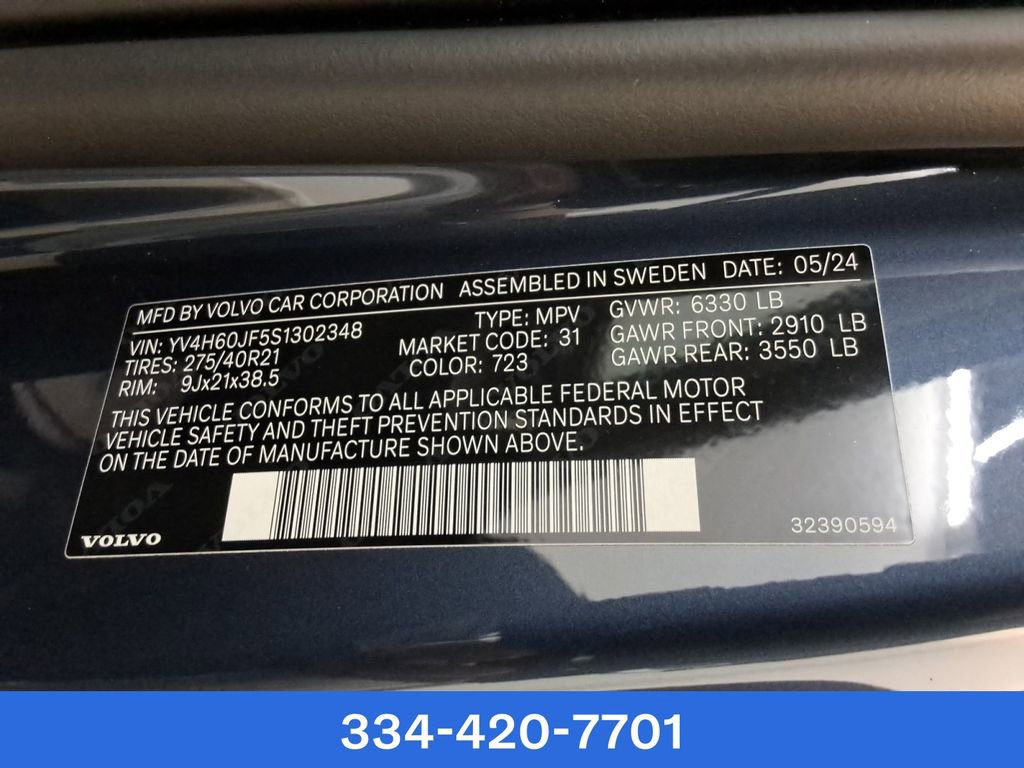 New 2025 Volvo XC90 T8 Ultra w/ Protection Package Premier image 36