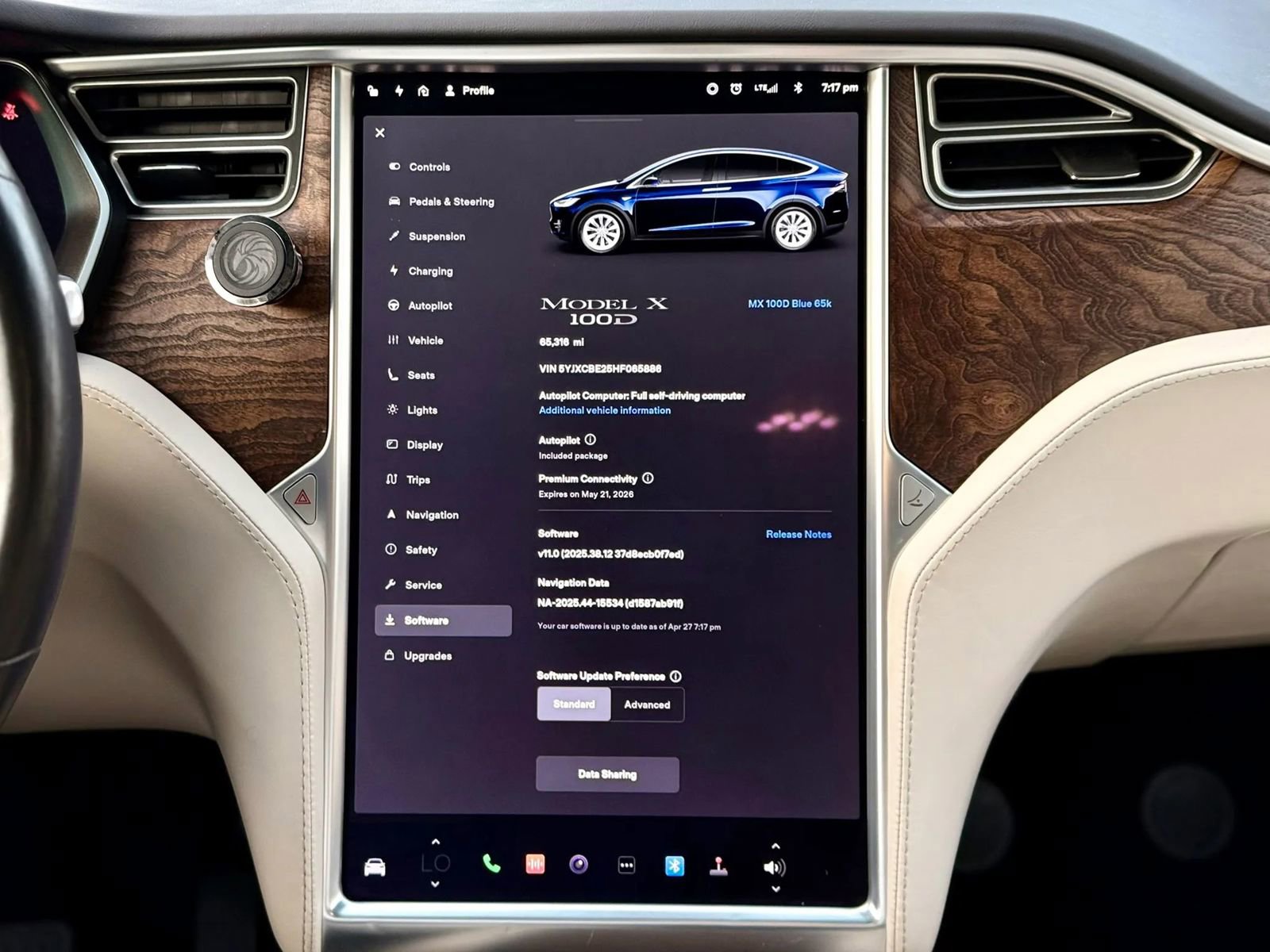 Used 2017 Tesla Model X 100D AWD/4WD image 15