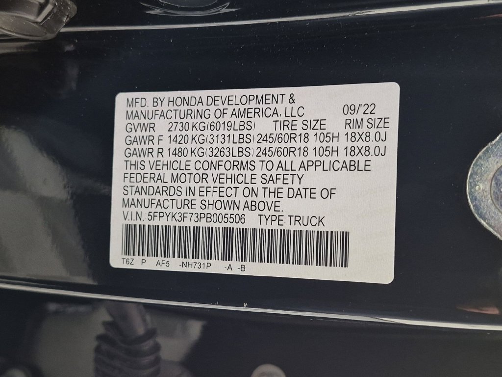 Used 2023 Honda Ridgeline RTL-E image 40