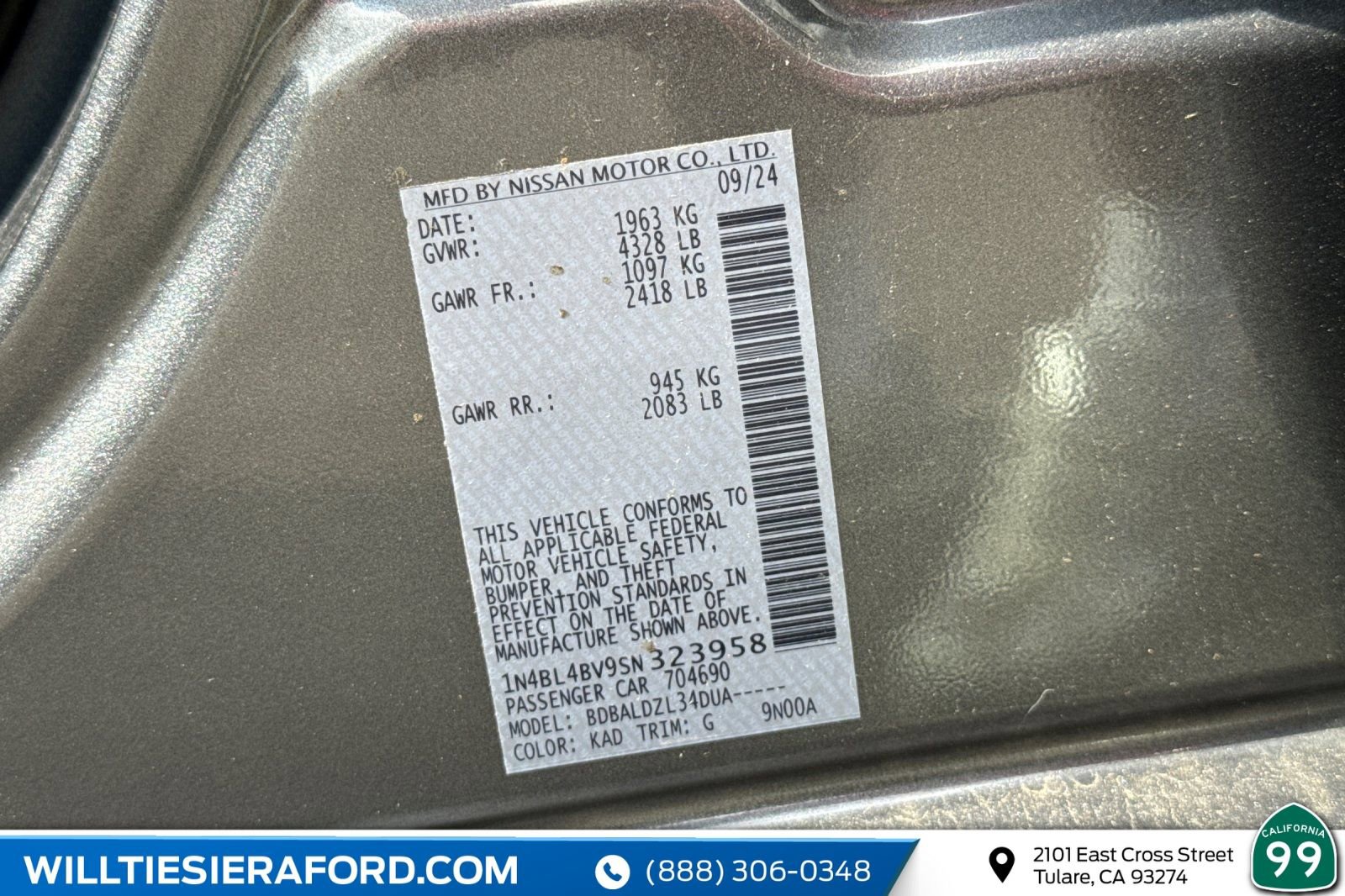 Used 2025 Nissan Altima 2.5 S FWD image 35