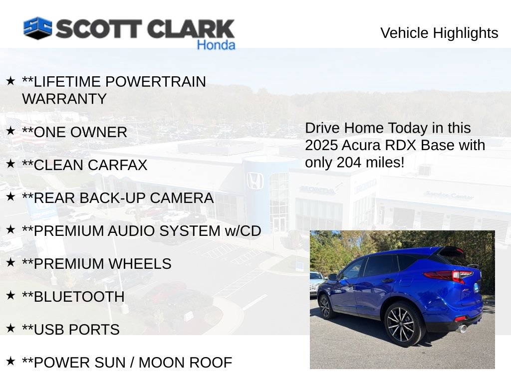 Used 2025 Acura RDX AWD w/ A-Spec & Advance Pkg image 11