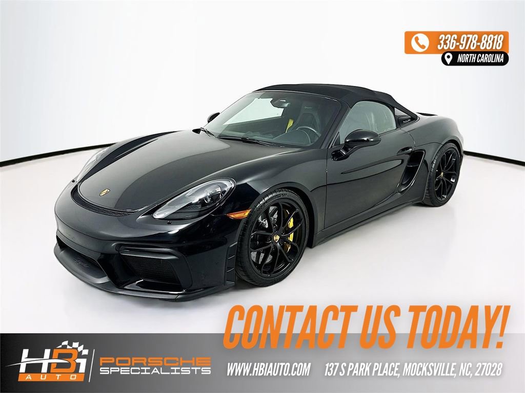 Used 2022 Porsche 718 Boxster Spyder RWD image 1
