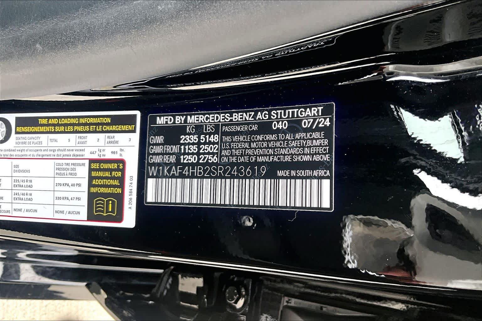 Used 2025 Mercedes-Benz C 300 4MATIC Sedan w/ AMG Line w/ Night Package image 29