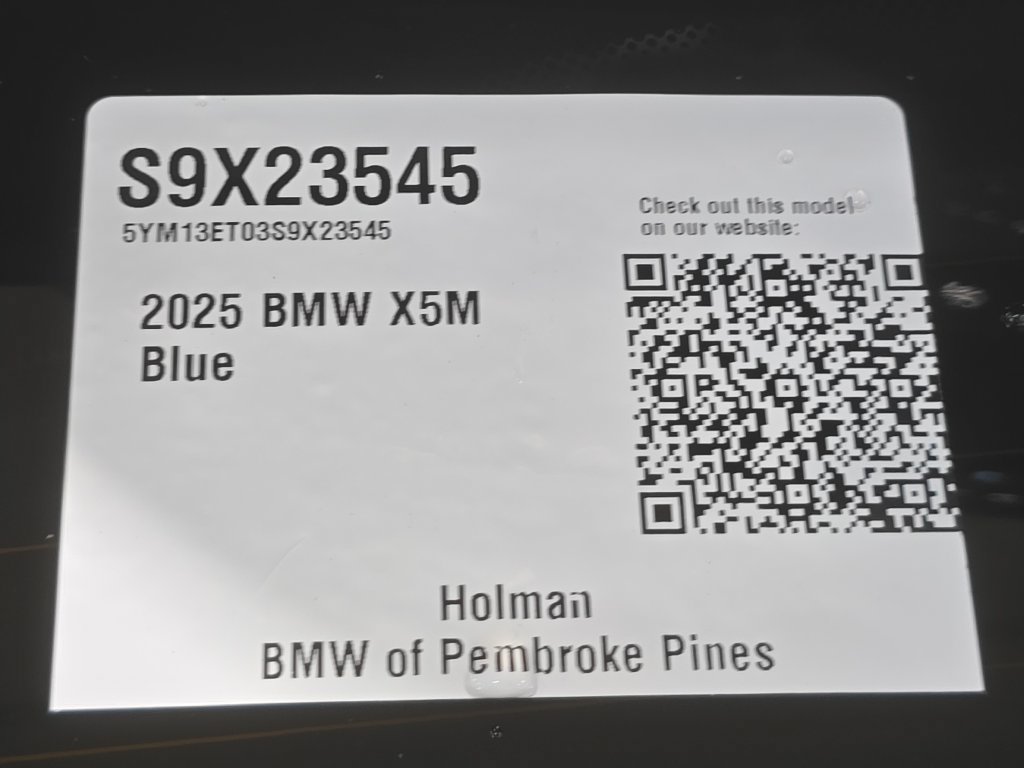 Certified 2025 BMW X5 M Competition w/ Executive Package AWD/4WD image 23