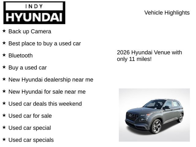 New 2026 Hyundai Venue SEL FWD image 7
