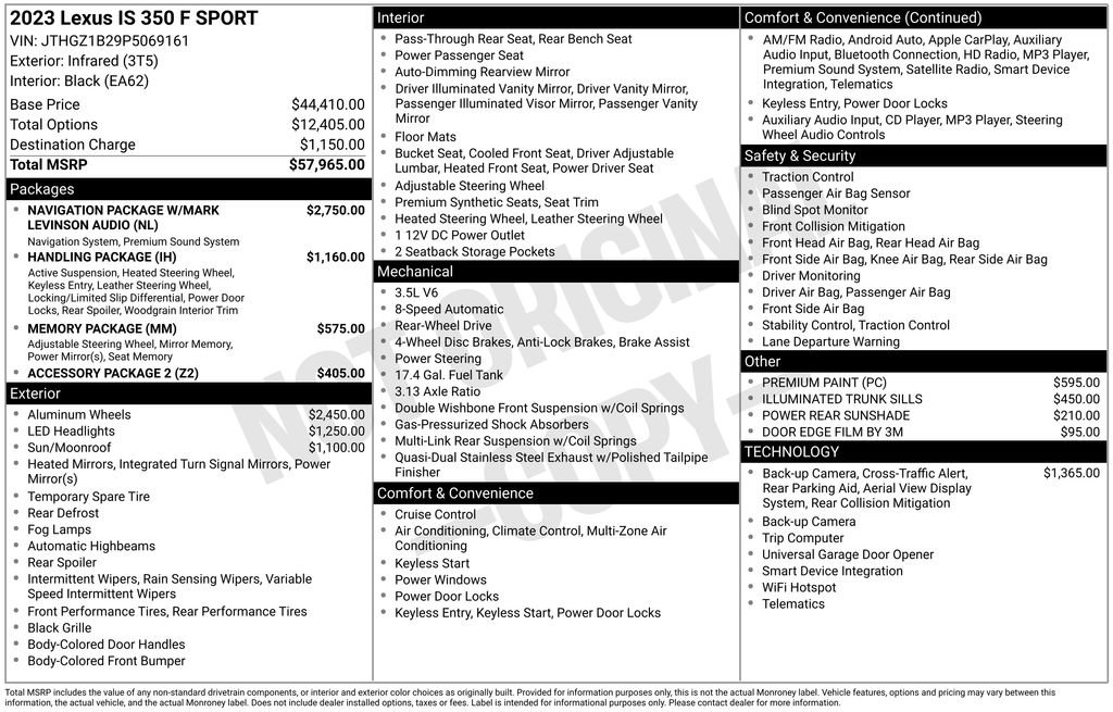 Used 2023 Lexus IS 350 F Sport image 47