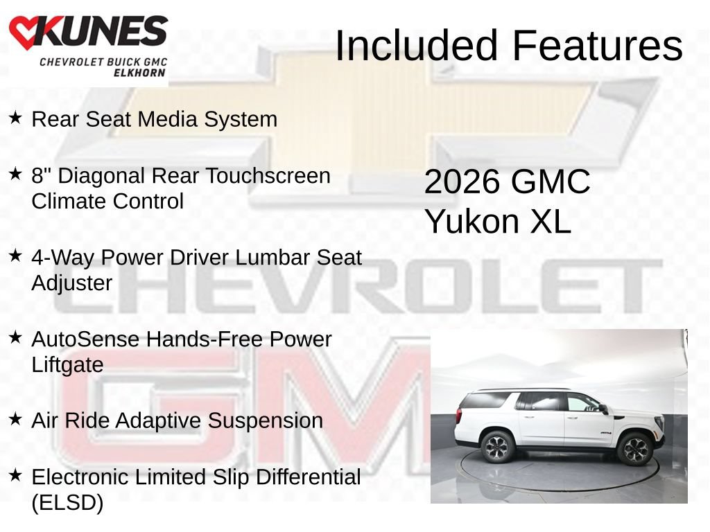 New 2026 GMC Yukon XL AT4 Ultimate AWD/4WD image 3