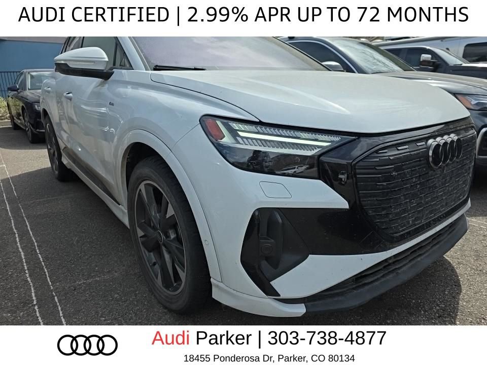 Used 2024 Audi Q4 e-tron Prestige w/ Black Optic Package image 1