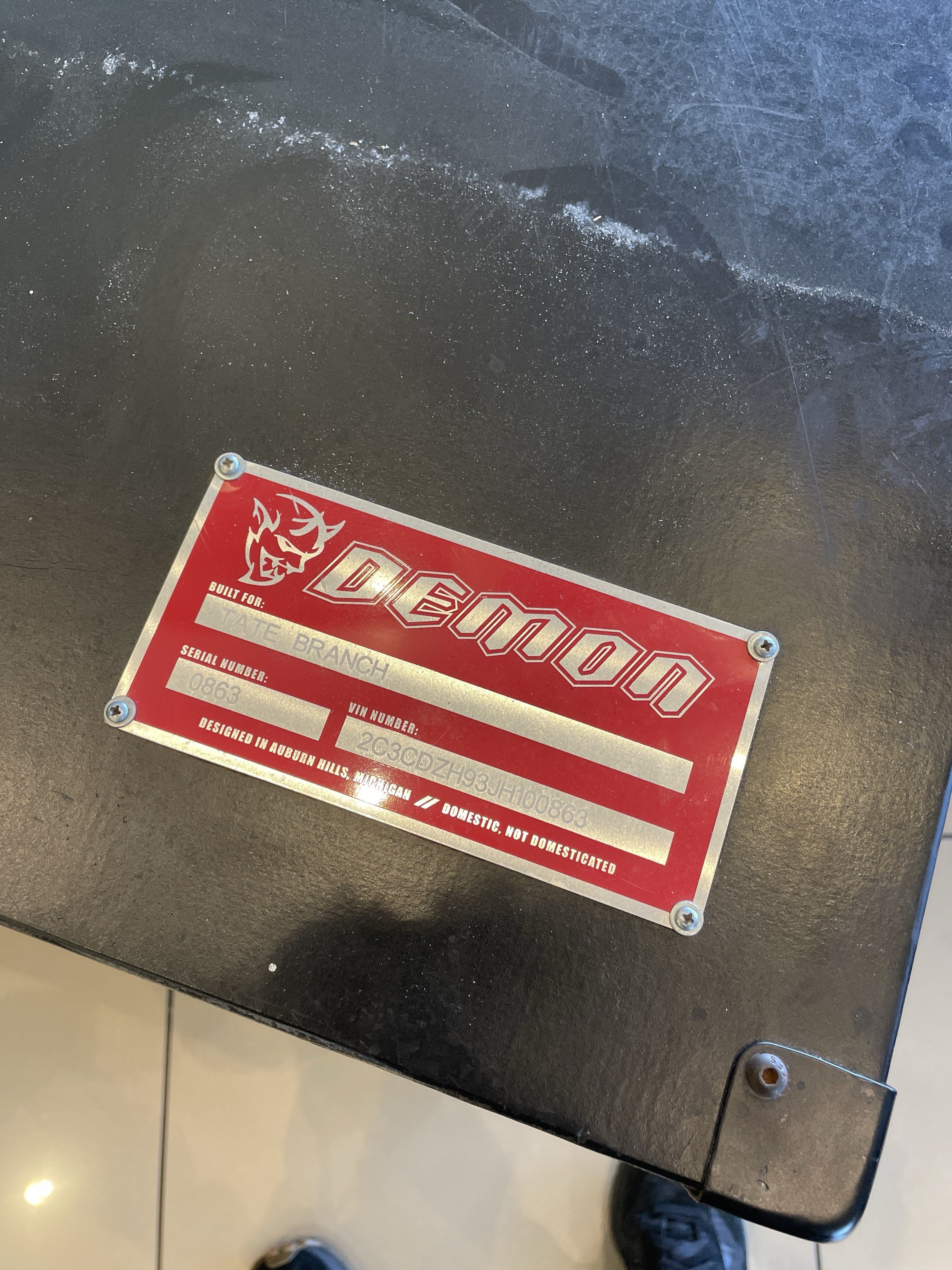 Used 2018 Dodge Challenger SRT Demon w/ Leather Front Seat Group RWD image 47