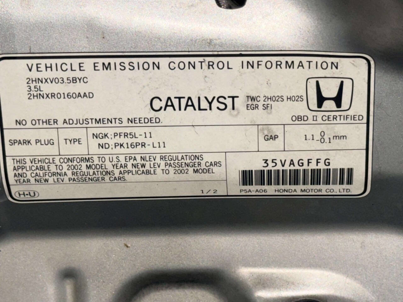 Used 2002 Acura RL image 15