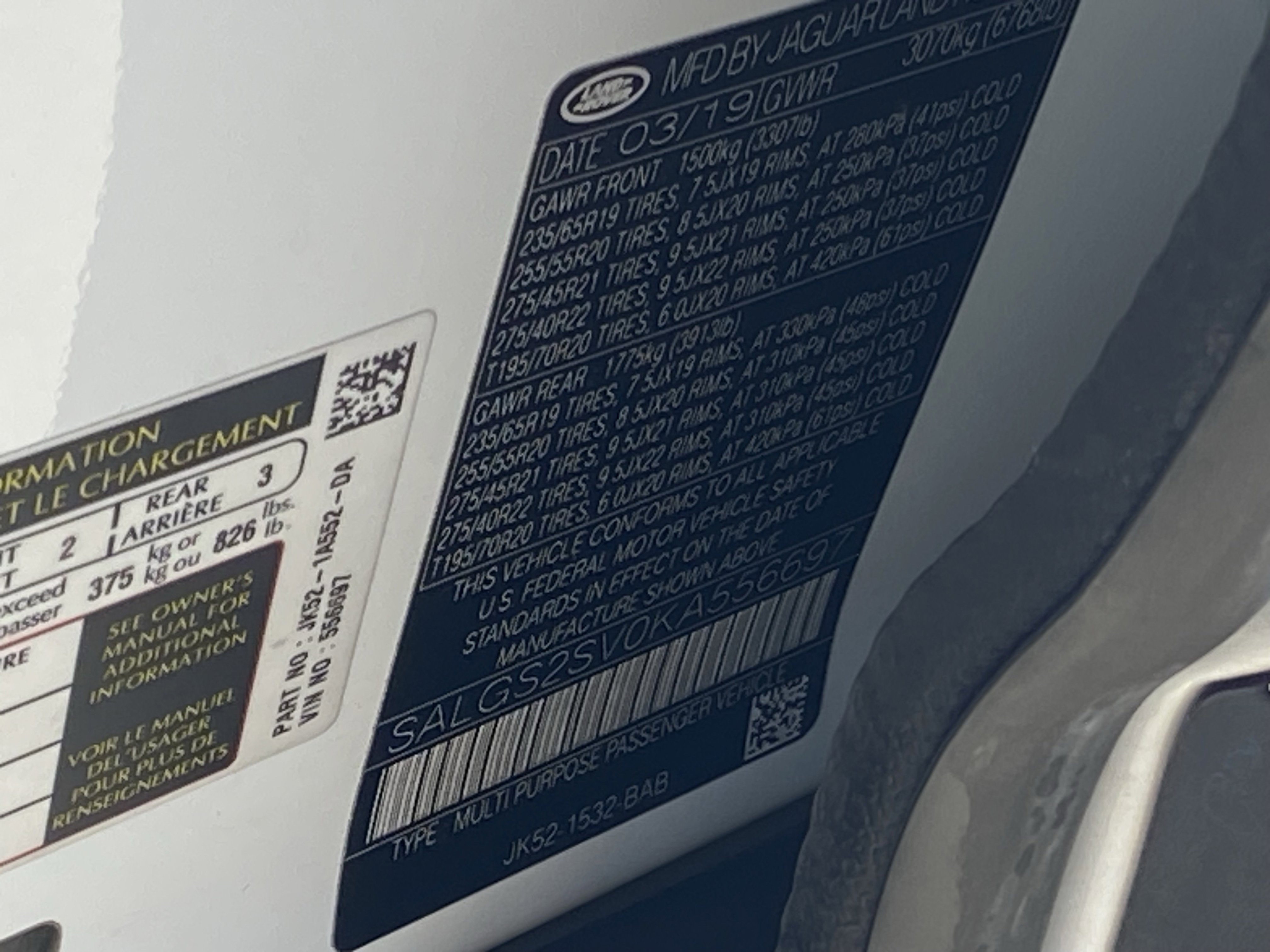 Used 2019 Land Rover Range Rover HSE AWD/4WD image 32