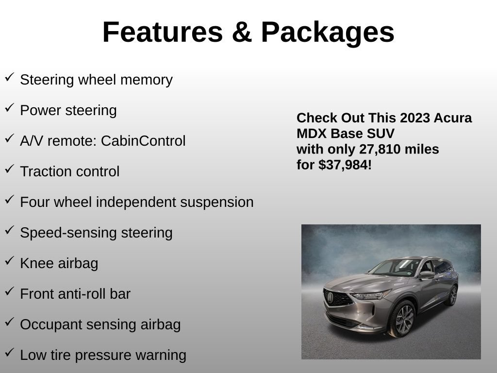 Used 2023 Acura MDX w/ Technology Package AWD/4WD image 16