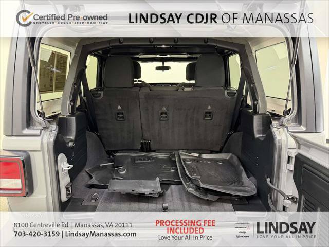 Certified 2020 Jeep Wrangler Unlimited Sport AWD/4WD image 18