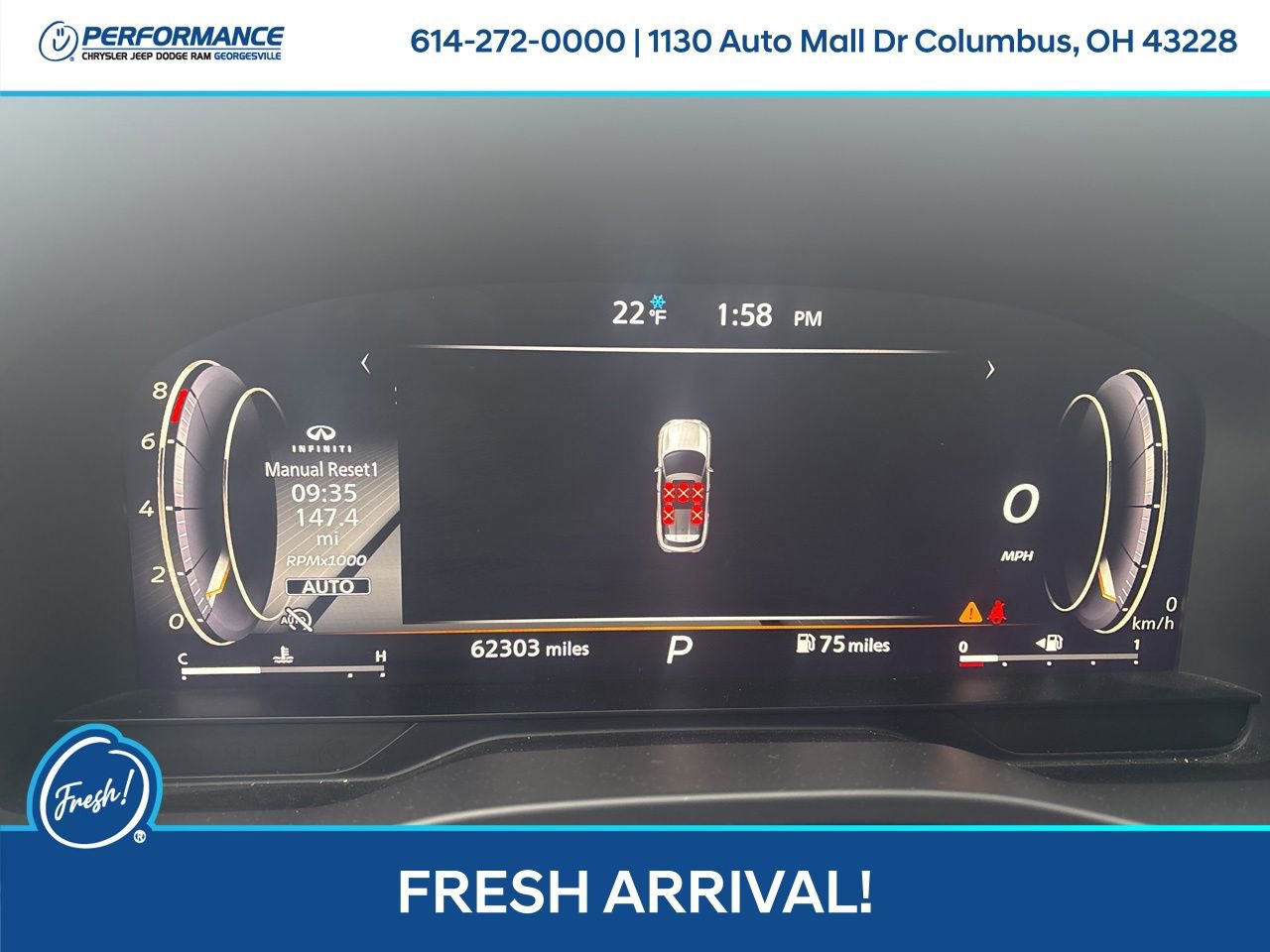 Used 2022 INFINITI QX60 Sensory image 19