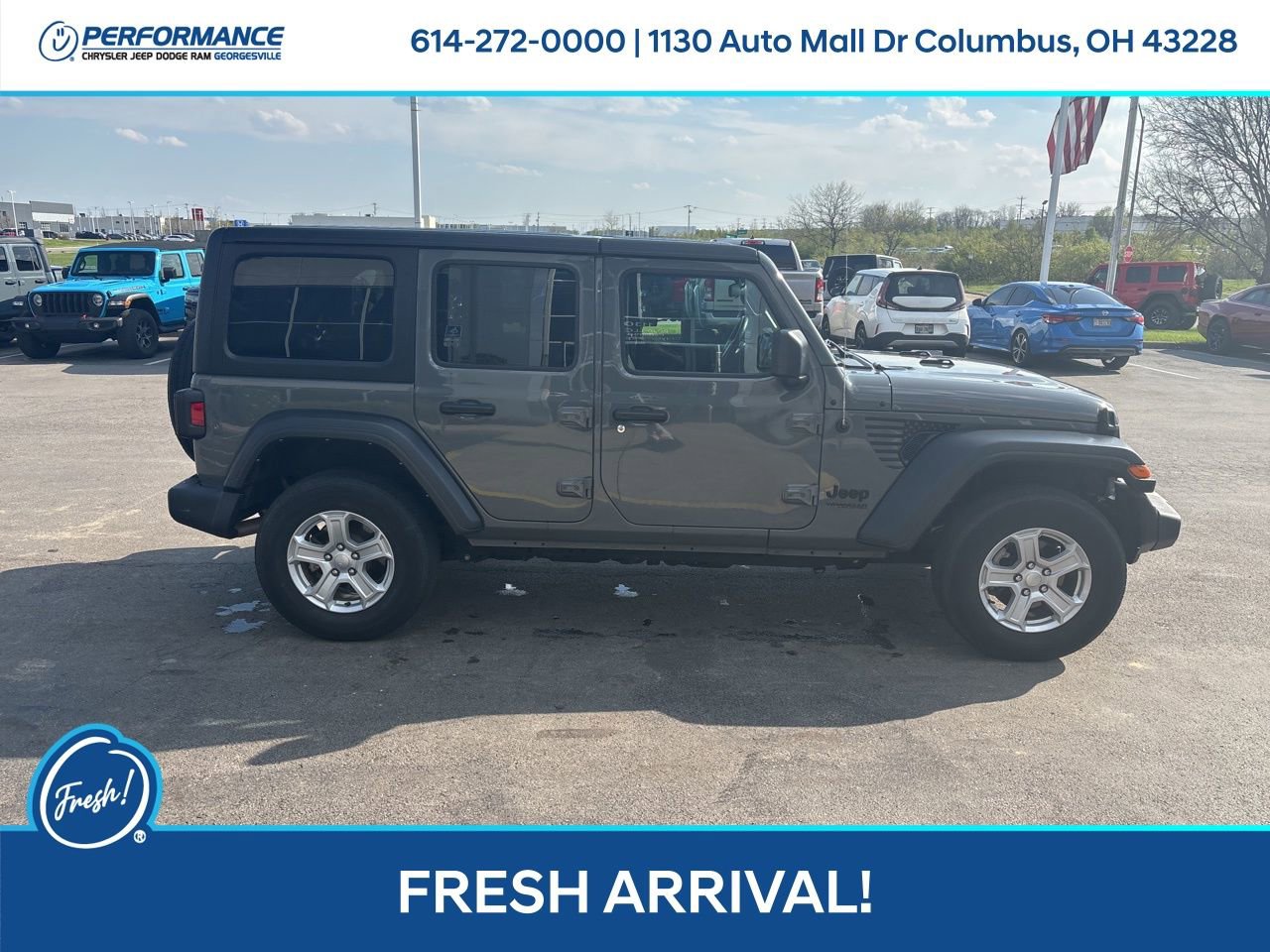 Used 2022 Jeep Wrangler Unlimited Sport image 3
