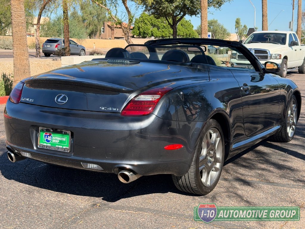 Used 2008 Lexus SC 430 Convertible w/ Preferred Accessory Pkg RWD image 5
