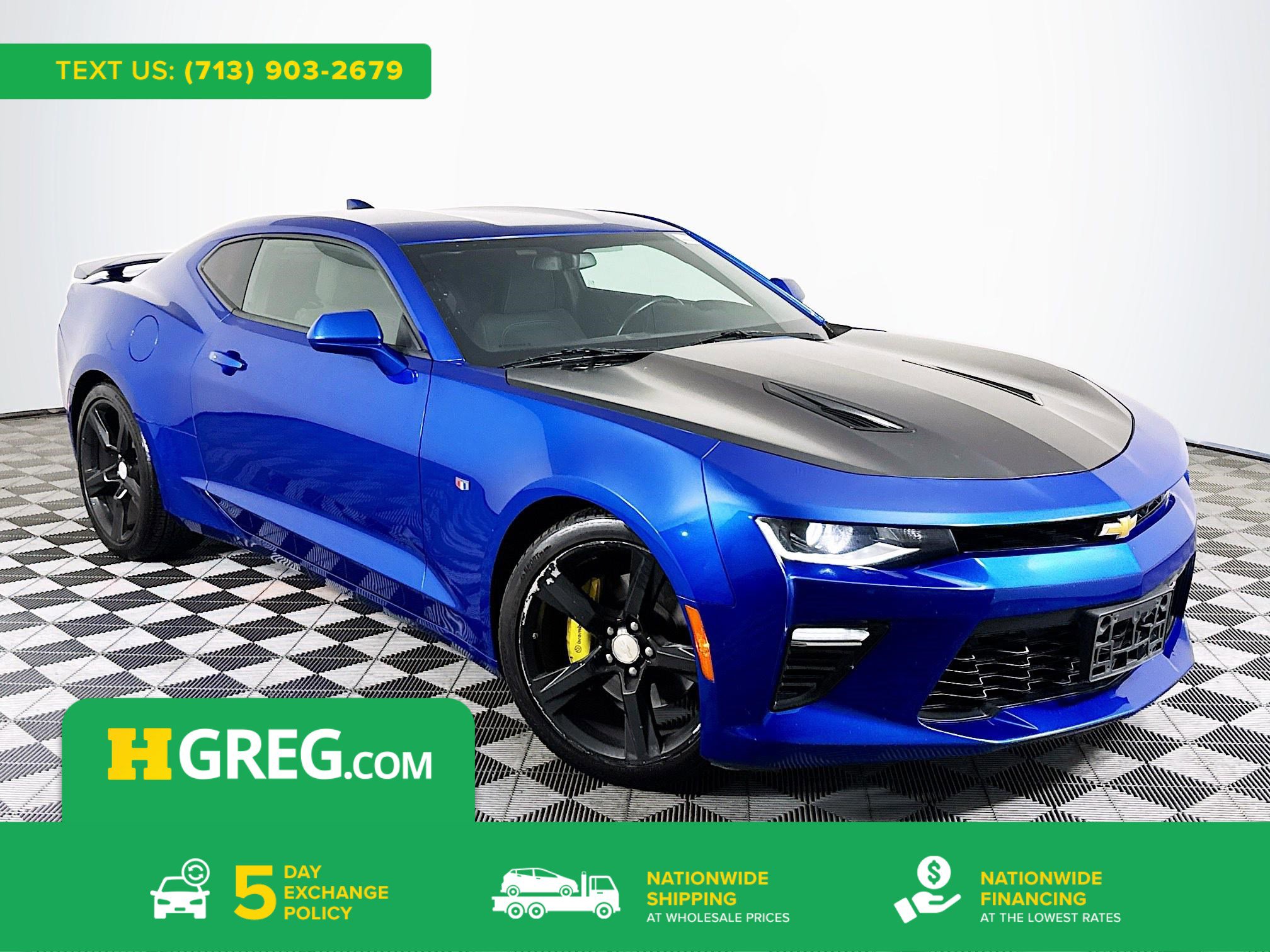 Used 2018 Chevrolet Camaro SS RWD image 1