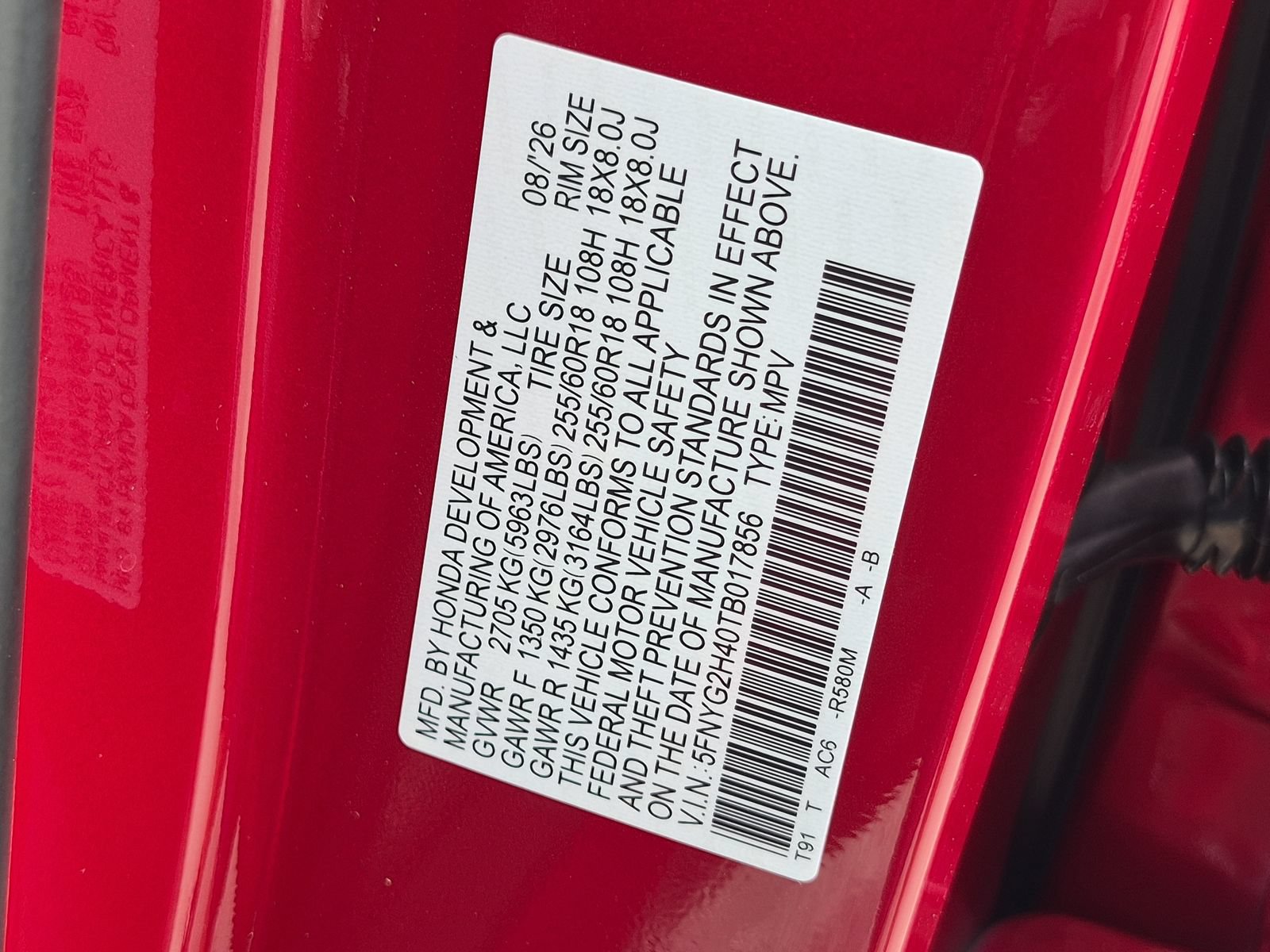 New 2026 Honda Pilot EX-L image 24