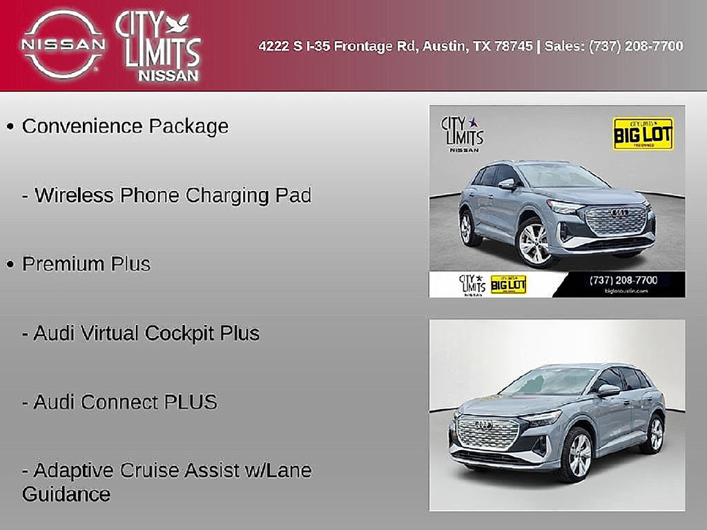 Used 2023 Audi Q4 e-tron Premium Plus AWD/4WD image 18