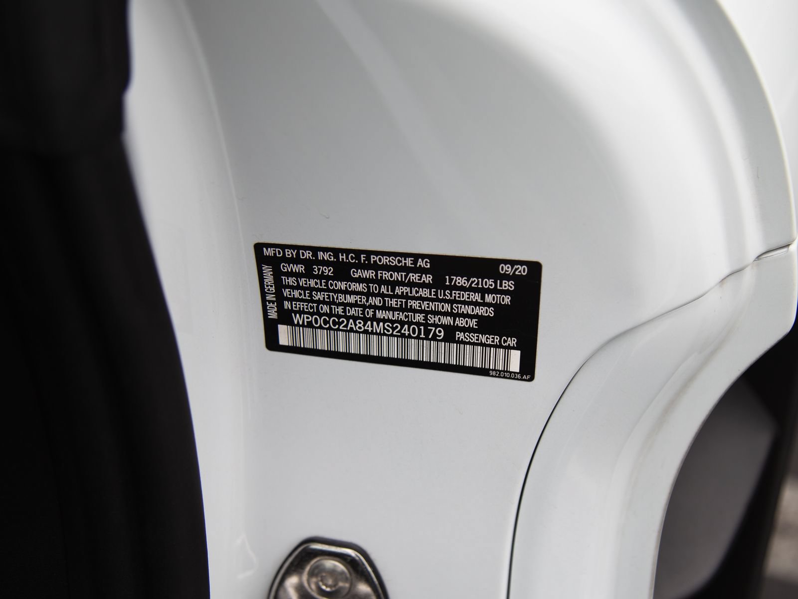 Certified 2021 Porsche 718 Boxster Spyder RWD image 21