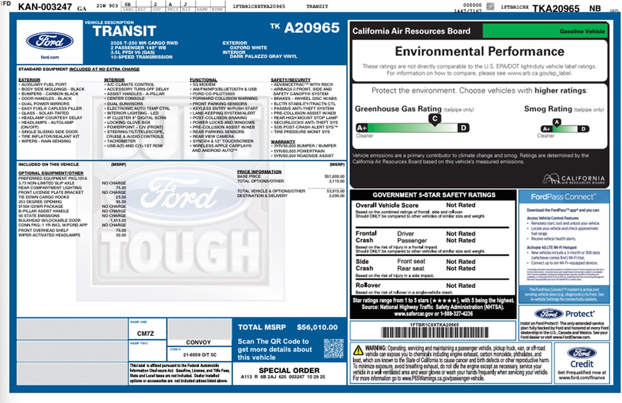 New 2026 Ford Transit 250 148 Medium Roof RWD image 12