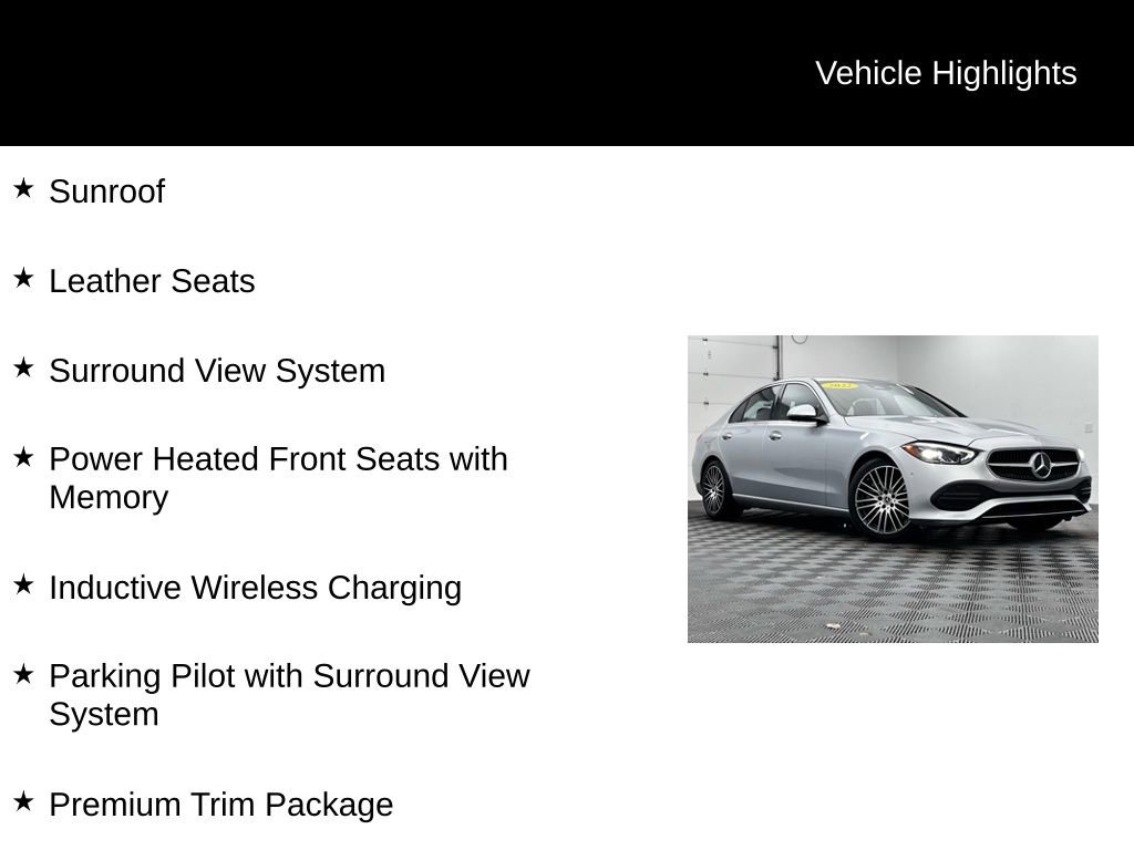 Used 2022 Mercedes-Benz C 300 4MATIC Sedan image 5