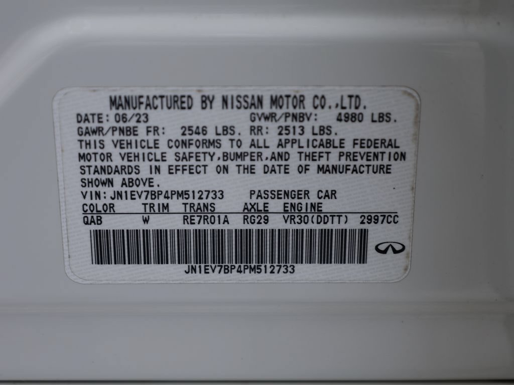 Certified 2023 INFINITI Q50 Luxe w/ Cargo Package RWD image 42