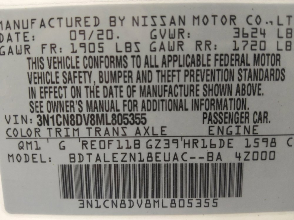 Used 2021 Nissan Versa S image 33