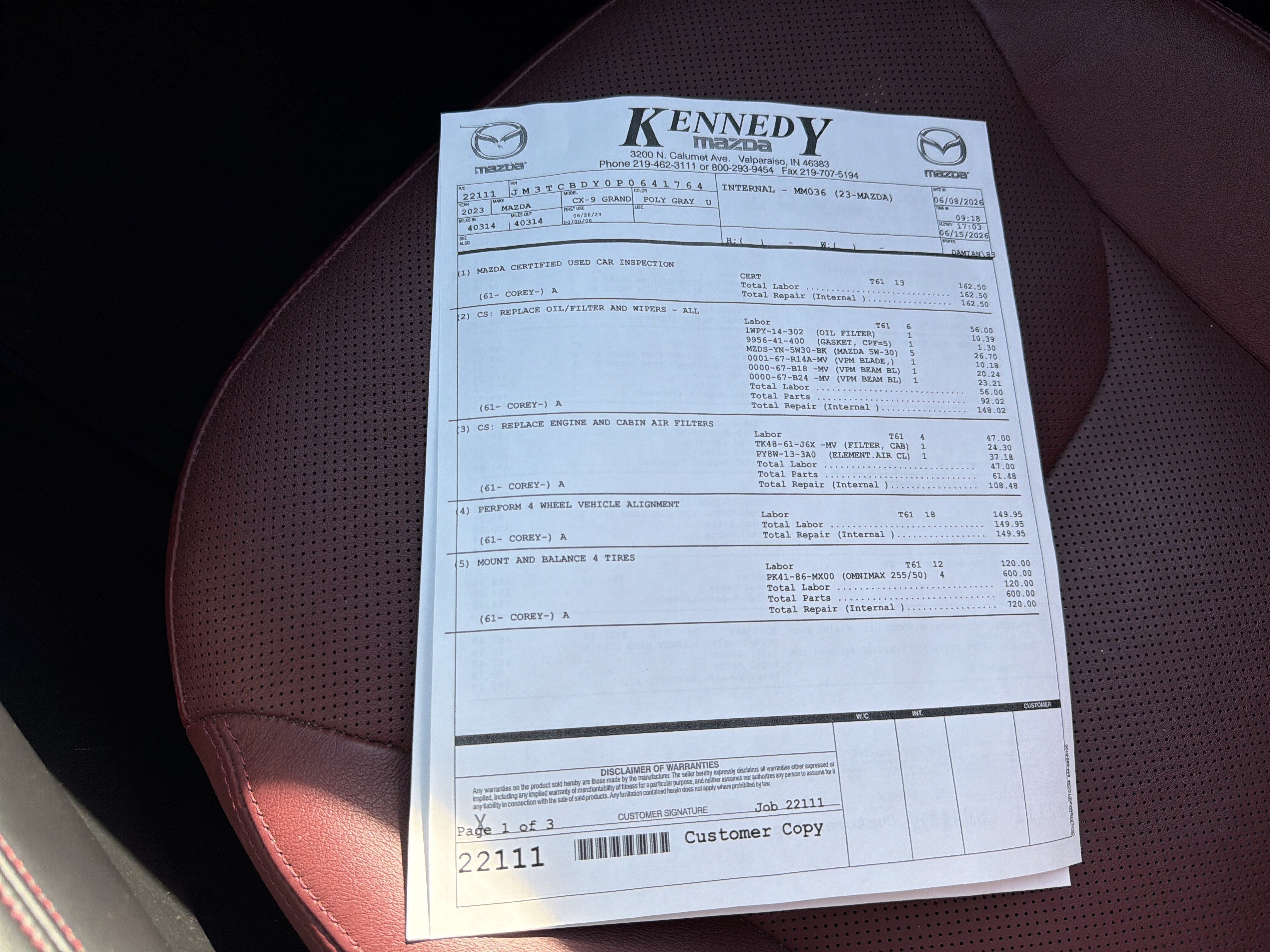 Certified 2023 MAZDA CX-9 Carbon Edition AWD/4WD image 30