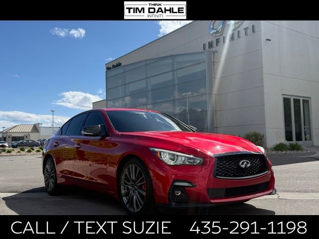 Certified 2023 INFINITI Q50 Red Sport 400 w/ Cargo Package AWD/4WD image 1