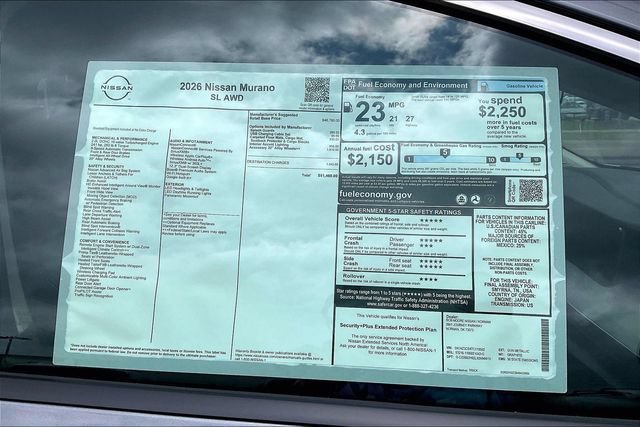 New 2026 Nissan Murano SL AWD/4WD image 13