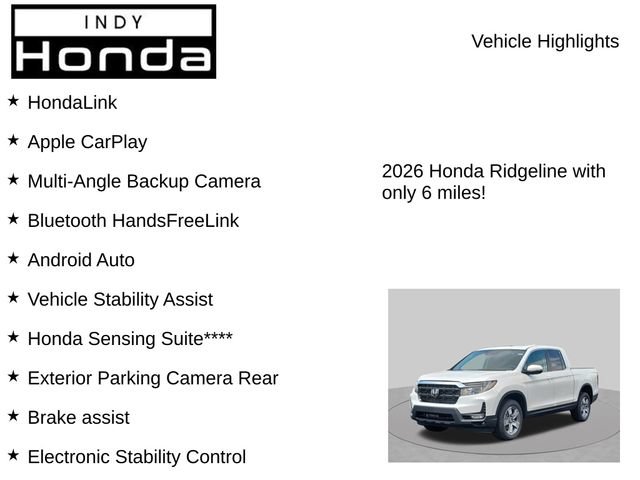 New 2026 Honda Ridgeline RTL image 7