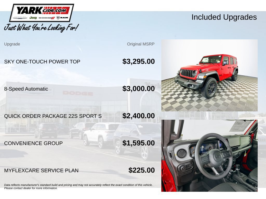 New 2026 Jeep Wrangler Unlimited Sport AWD/4WD image 3