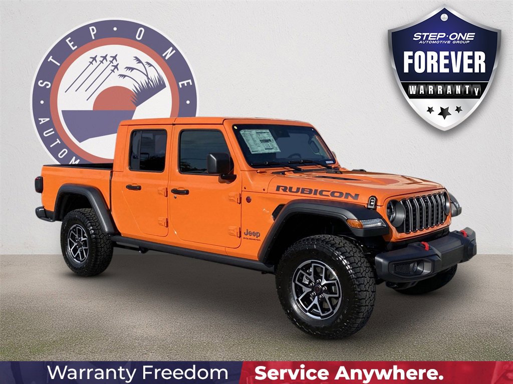 New 2025 Jeep Gladiator Rubicon w/ Safety Group