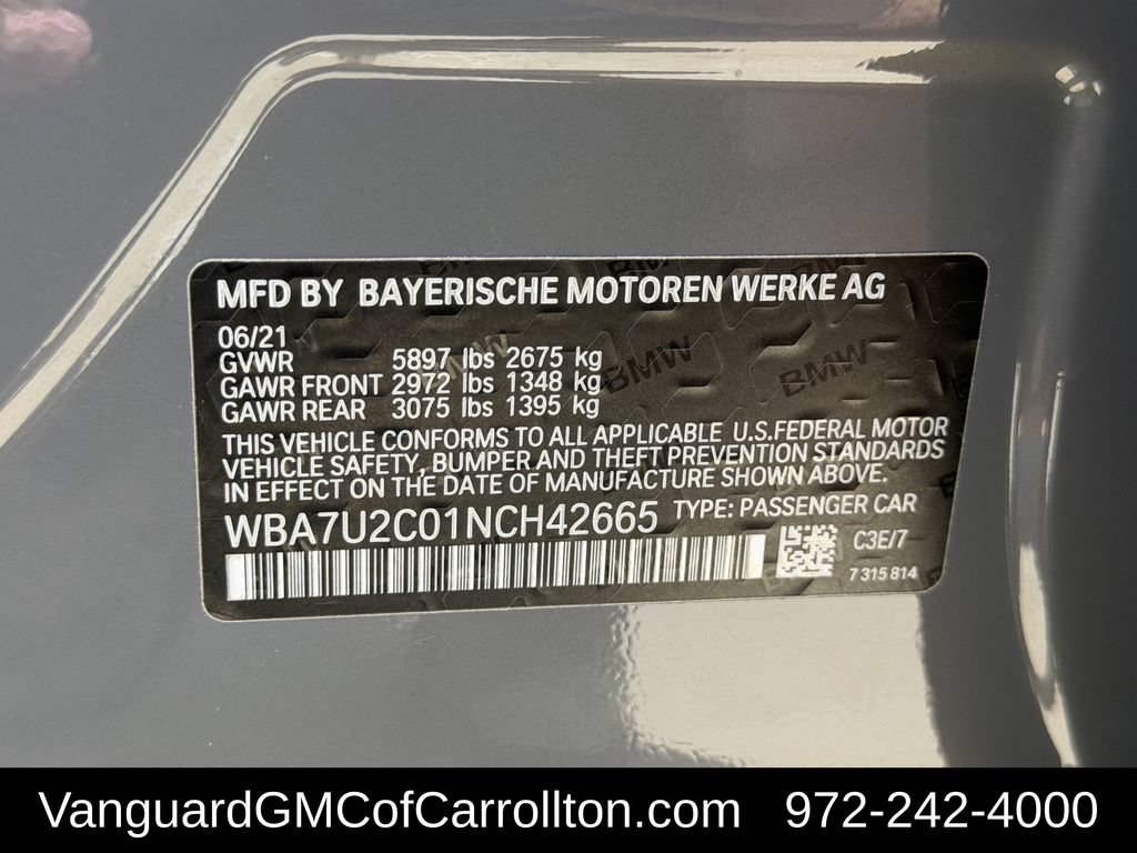Used 2022 BMW 750i xDrive AWD/4WD image 38