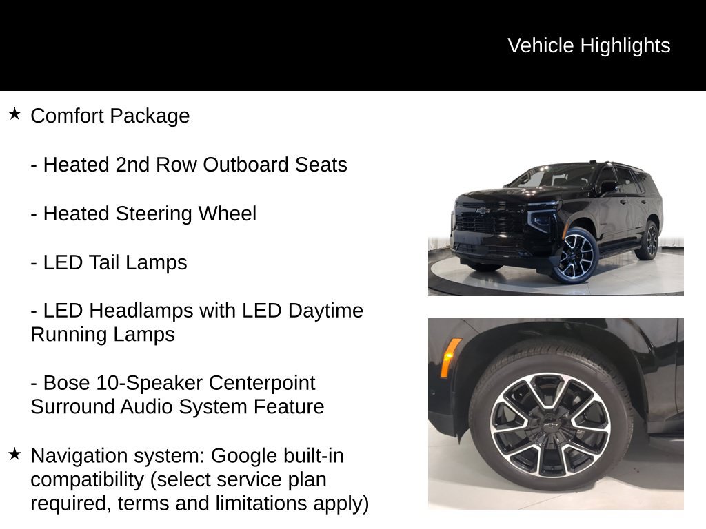 Used 2025 Chevrolet Tahoe RST w/ Comfort Package AWD/4WD image 32